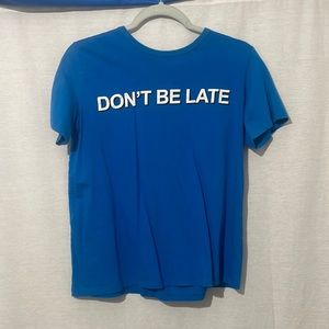 Zara blue tee